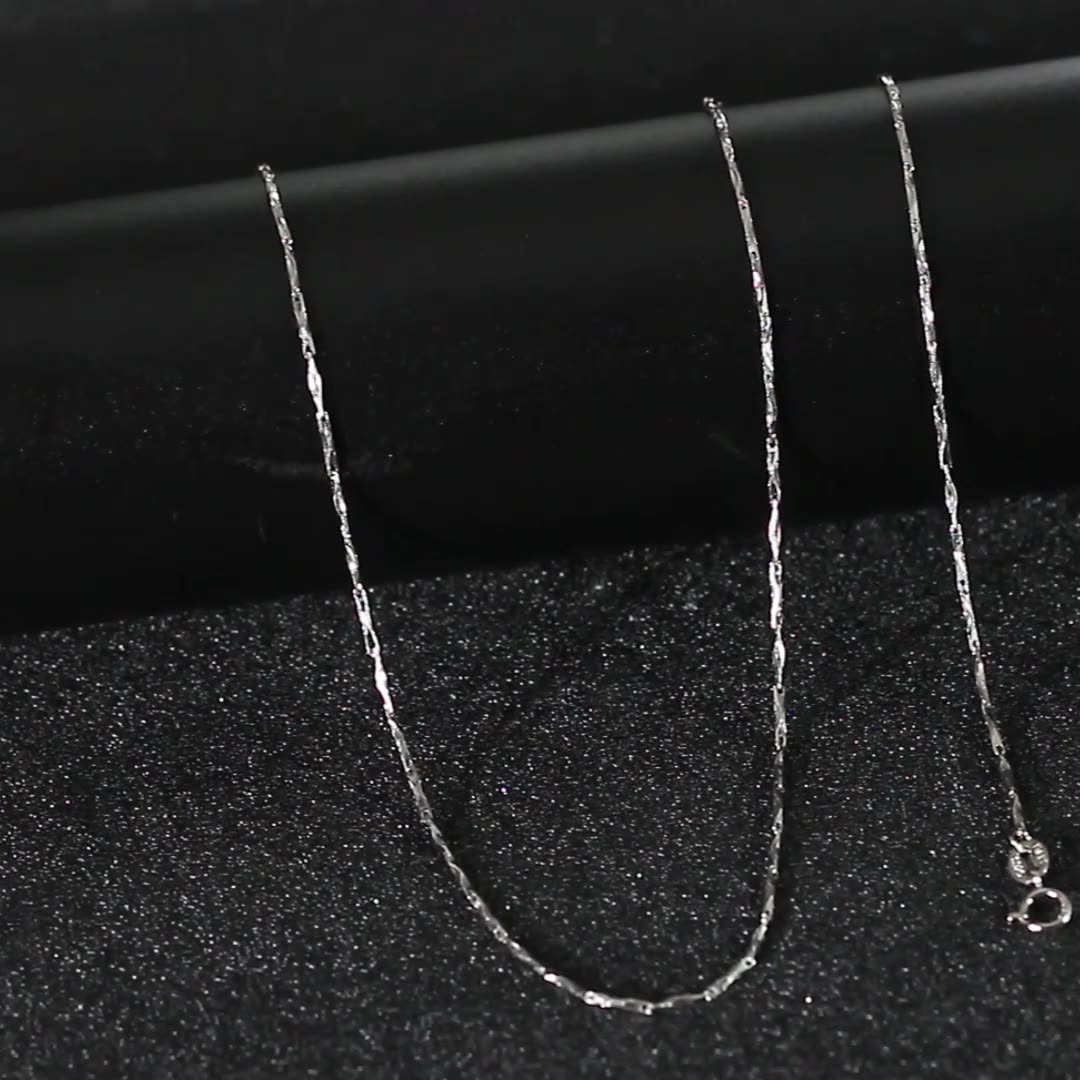 925 Sterling Silver Ingor Bar Chain – ZENI JEWELRY